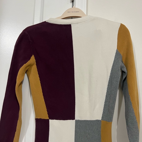 Slate & Willow Colorblock Midi Dress Size Medium $268 - Picture 7 of 8